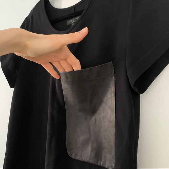 RAG & BONE black top leather front pocket XS - Picture 6 of 11